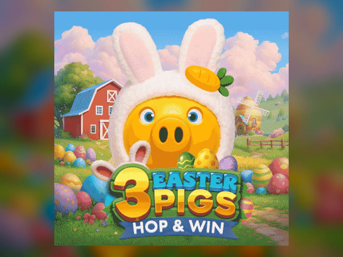 3 Easter Pigs - Hop and Win slot game artwork