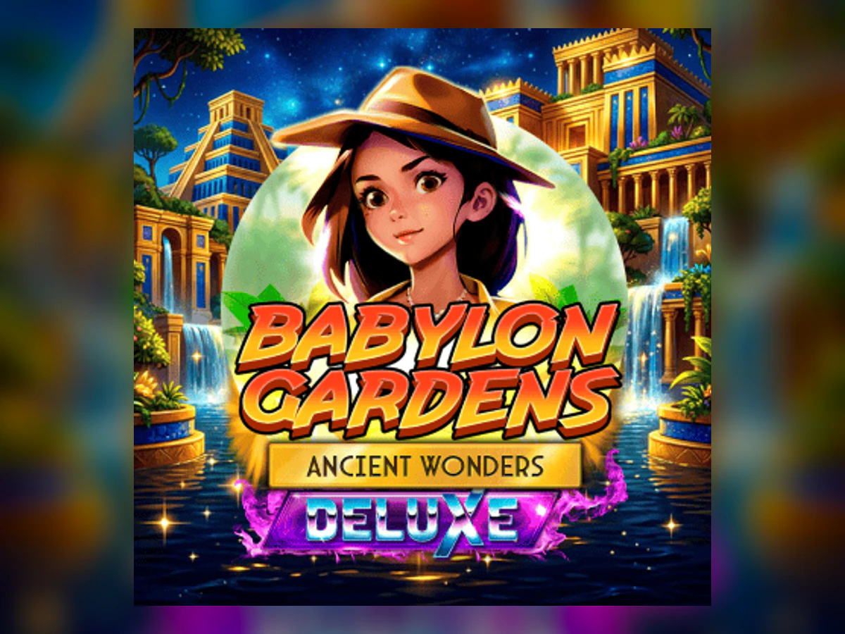Babylon Gardens Ancient Wonders Deluxe slot game artwork