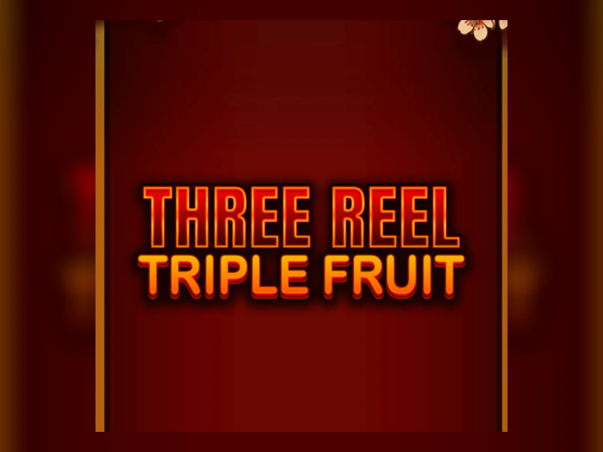Three Reel Triple Fruit slot game artwork