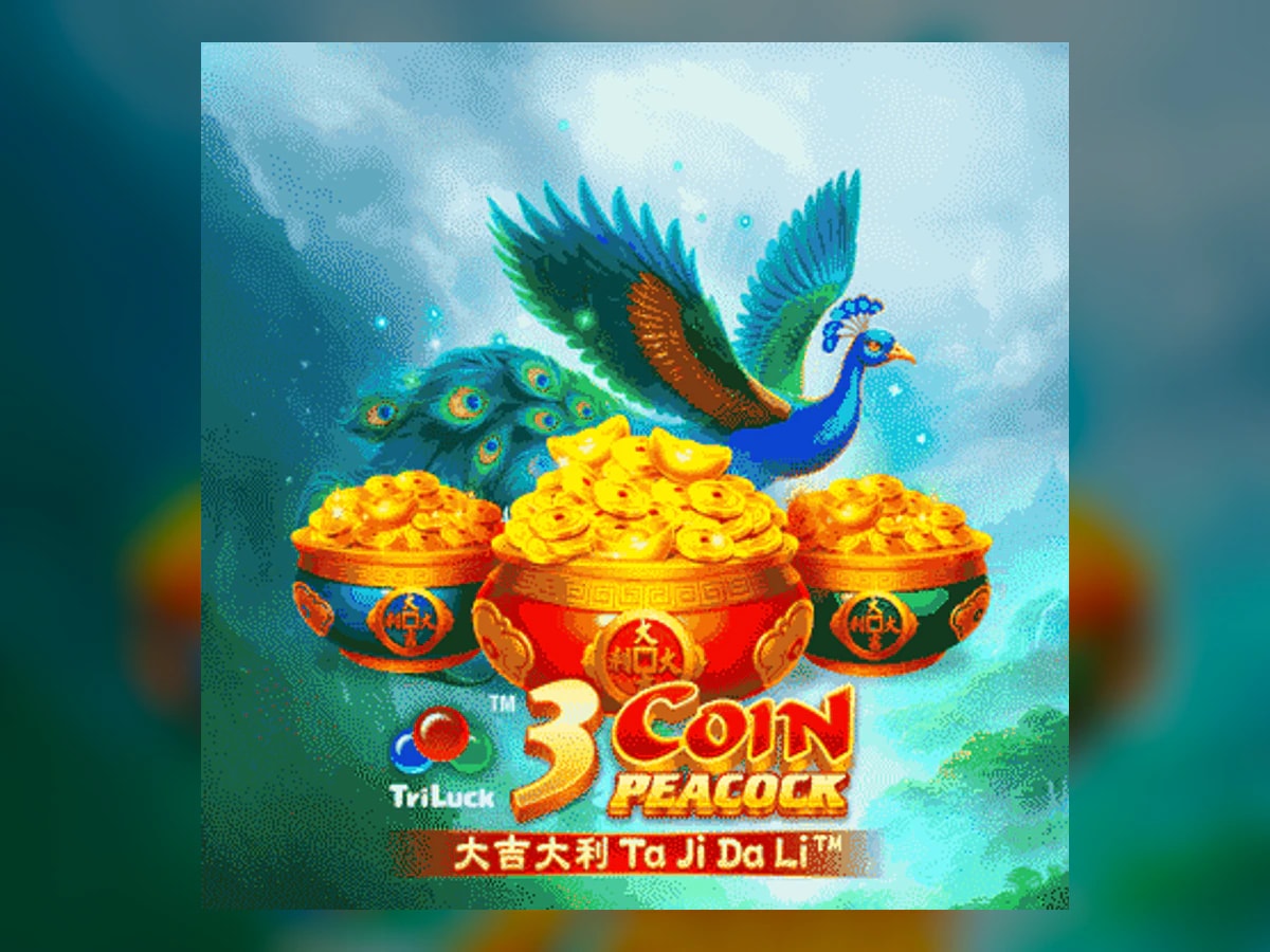 3 Coin Golden Peacock slot game artwork