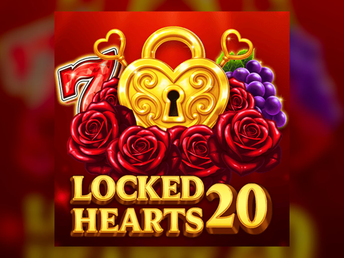 Locked Hearts 20 slot game artwork