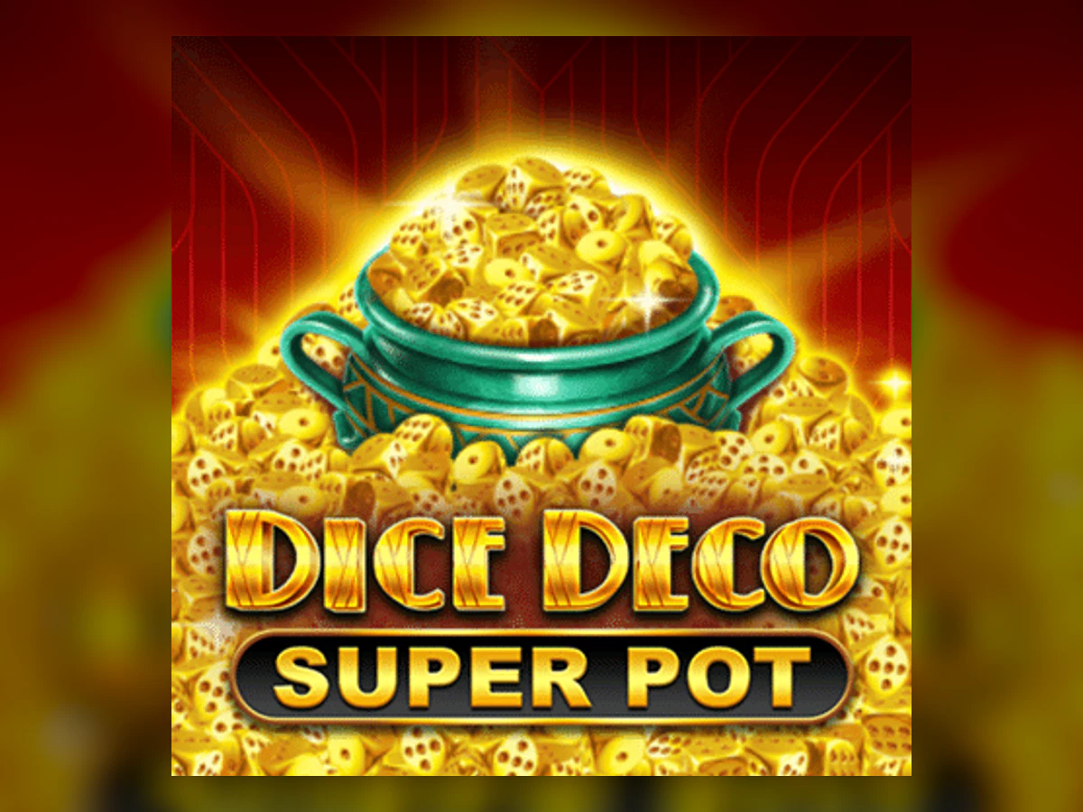 Dice Deco Super Pot slot game artwork