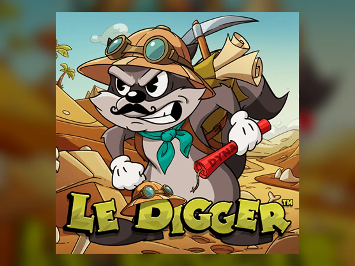 Le Digger slot game artwork
