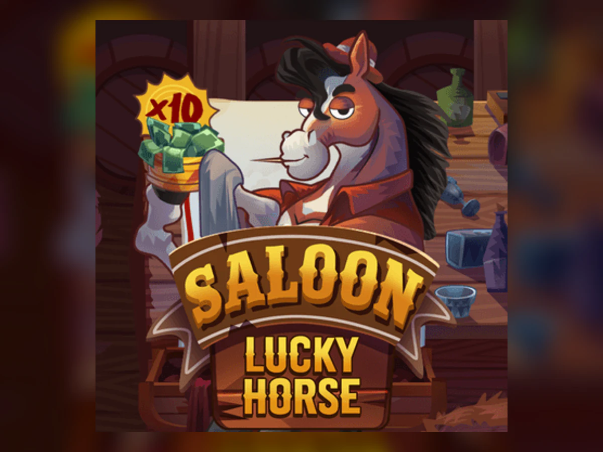 Saloon Lucky Horse slot game artwork