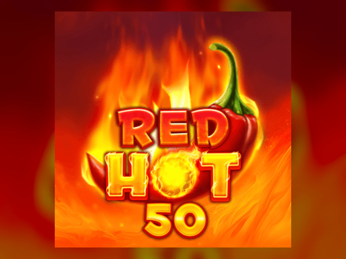 Red Hot 50 slot game artwork
