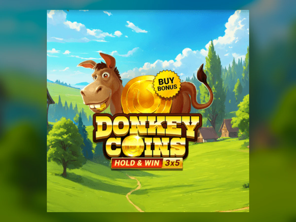 Donkey Coins Hold & Win slot game artwork