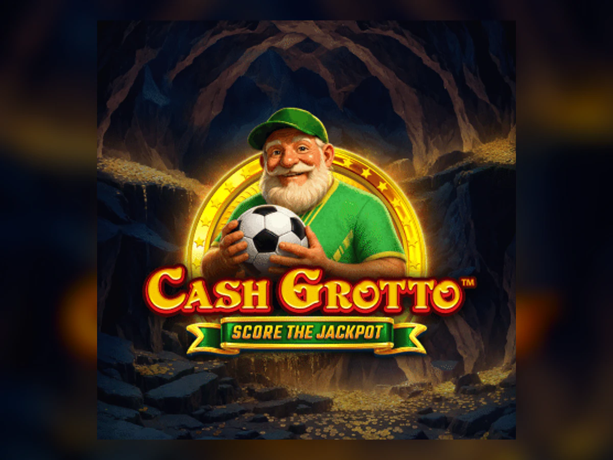 Cash Grotto Score the Jackpot slot game artwork