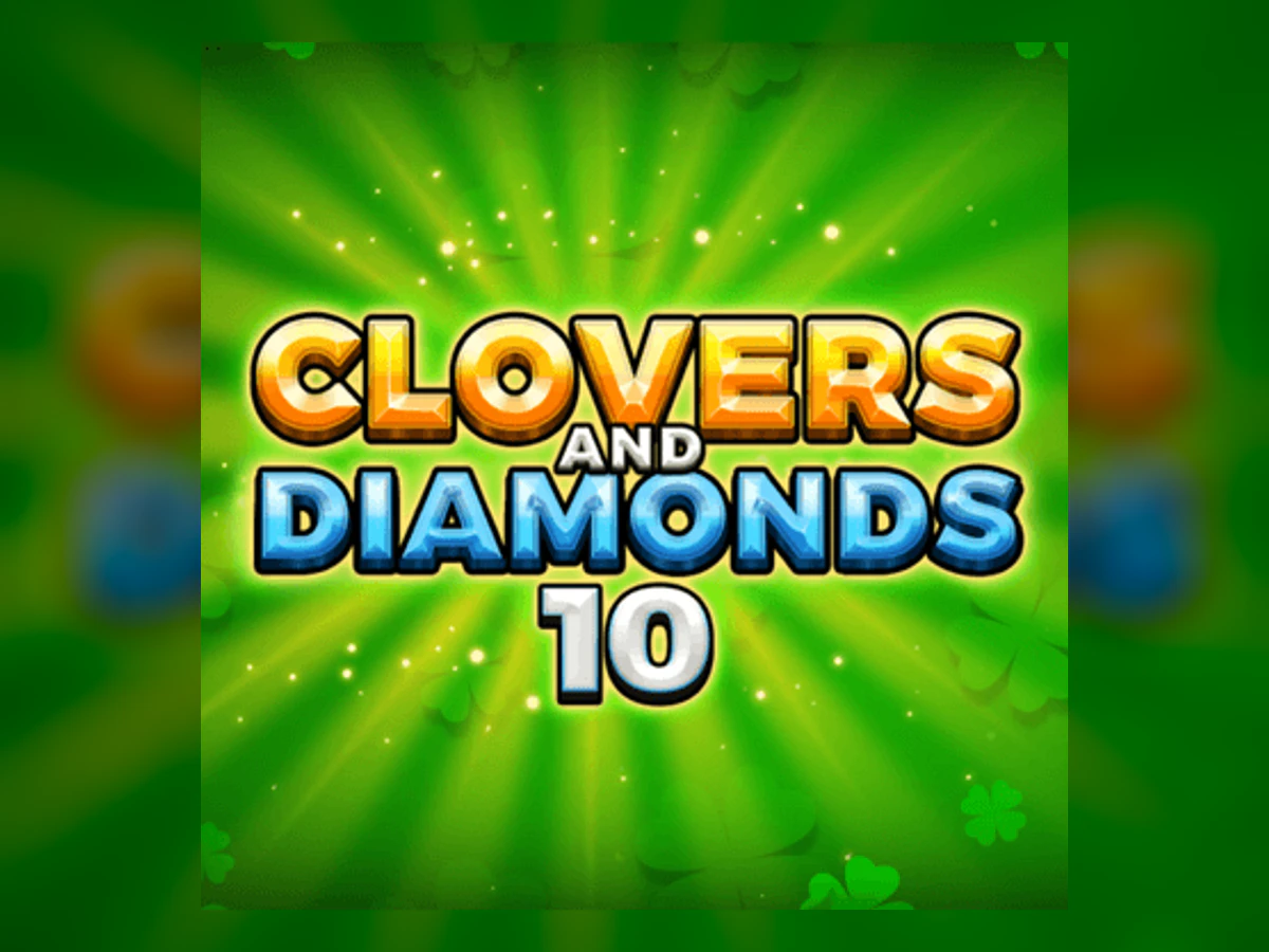 Clovers and Diamonds 10 slot game artwork