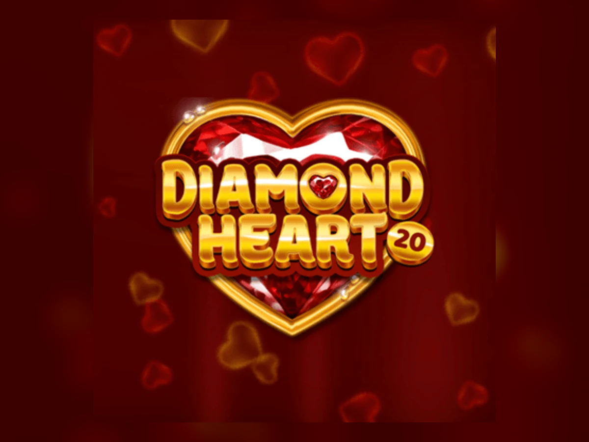 Diamond Heart 20 slot game artwork