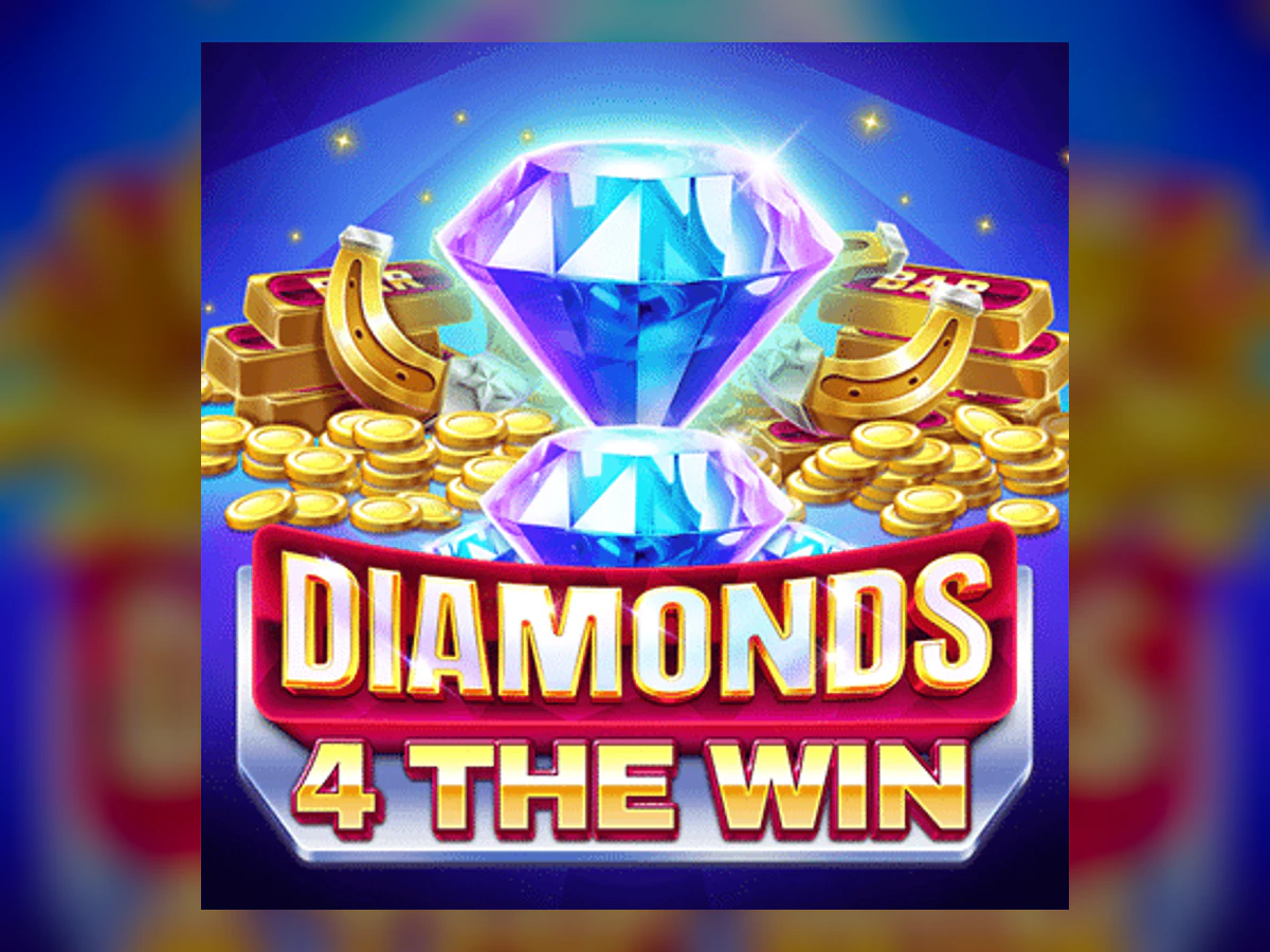 Diamonds 4 The Win slot game artwork