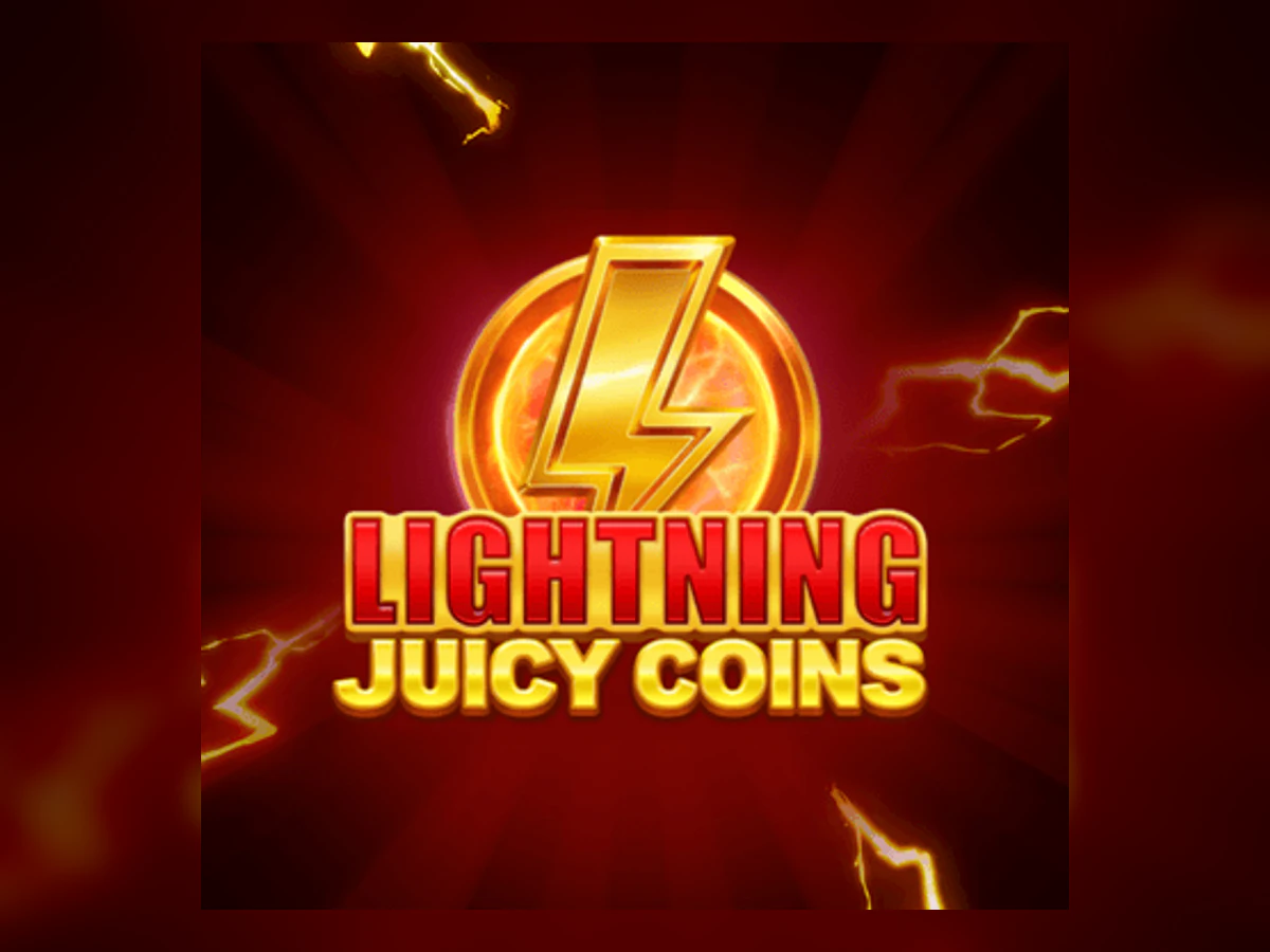 Lightning Juicy Coins slot game artwork