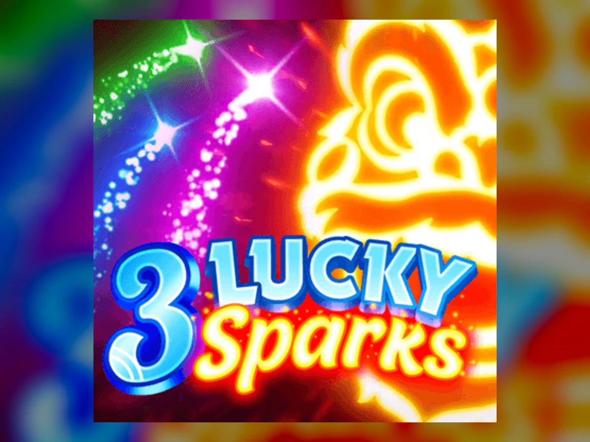 3 Lucky Sparks slot game artwork