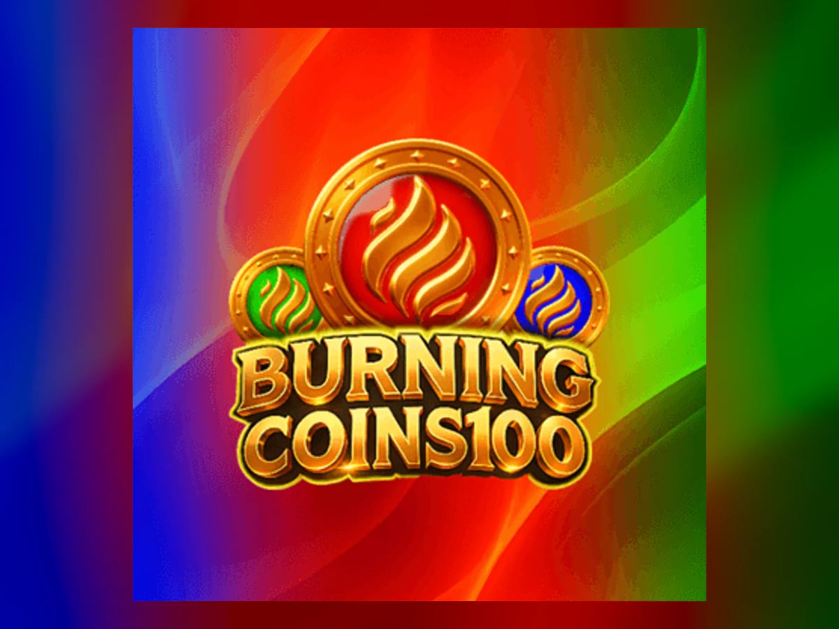 Burning Coins 100 slot game artwork