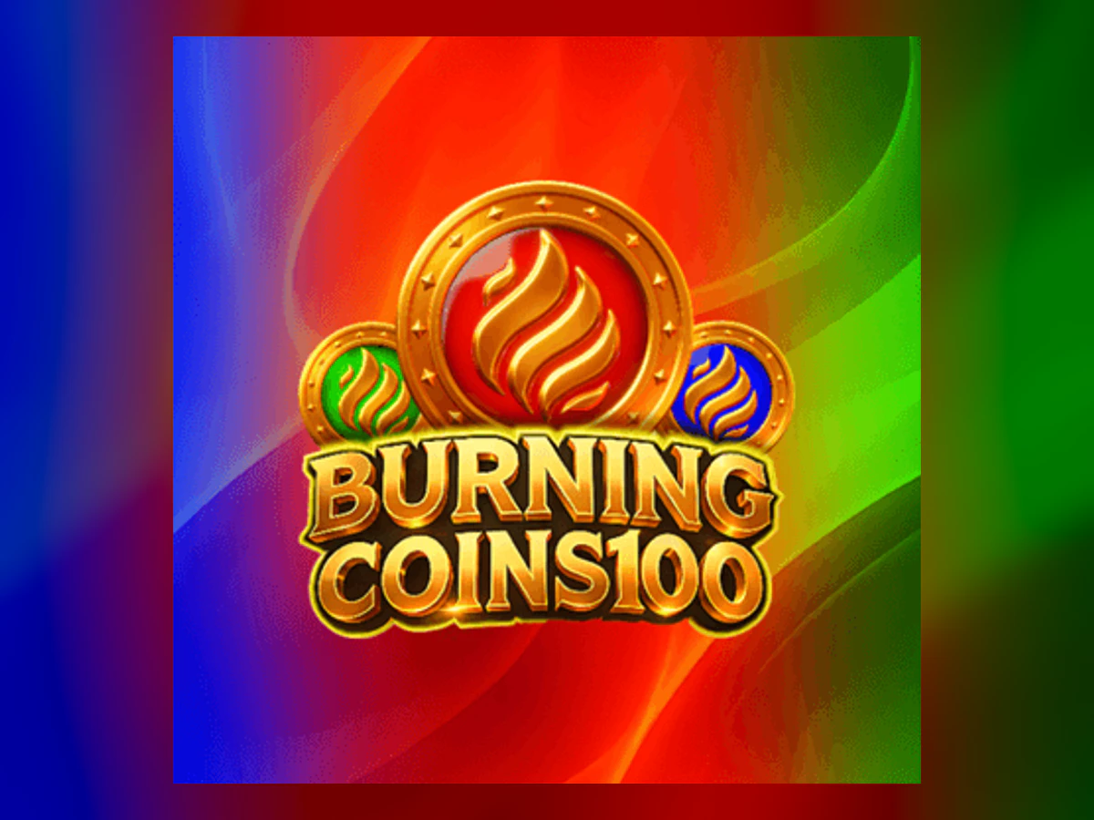 Burning Coins 100 slot game artwork