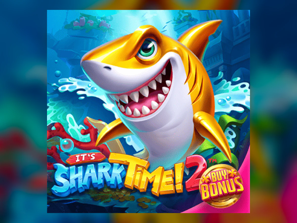 It's Shark Time 2 slot game artwork