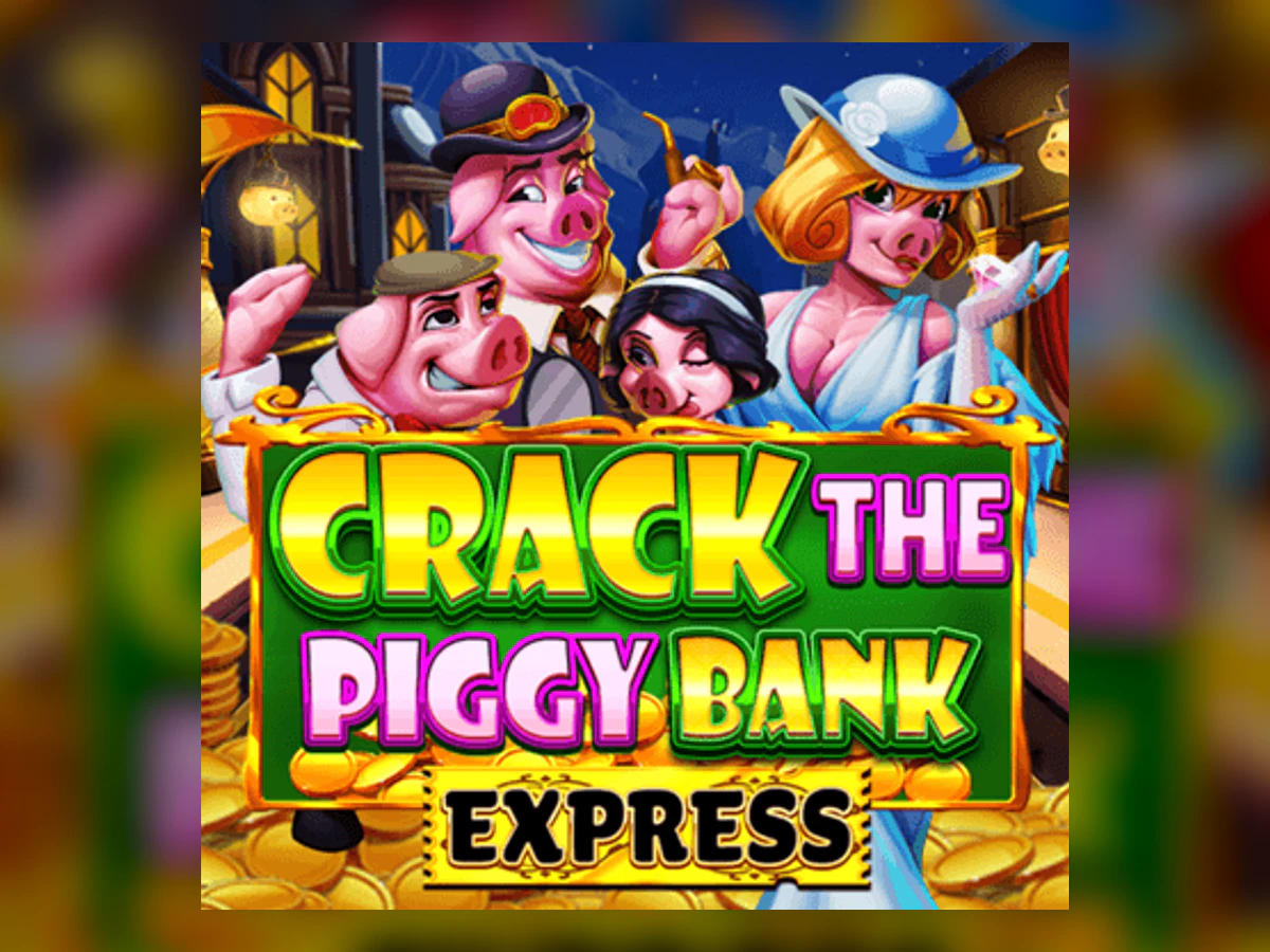 Crack the Piggy Bank Express slot game artwork