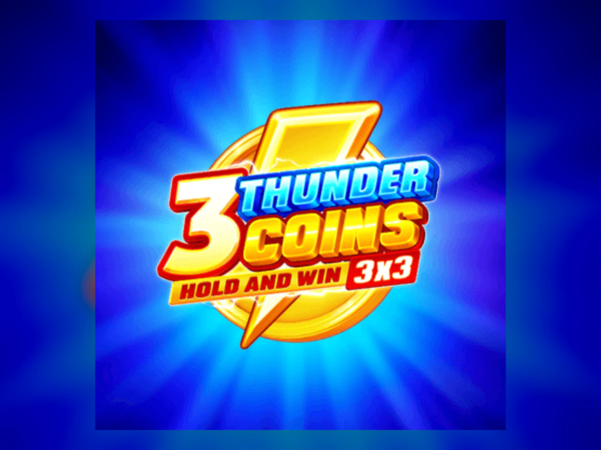 3 Thunder Coins: Hold and Win slot game artwork