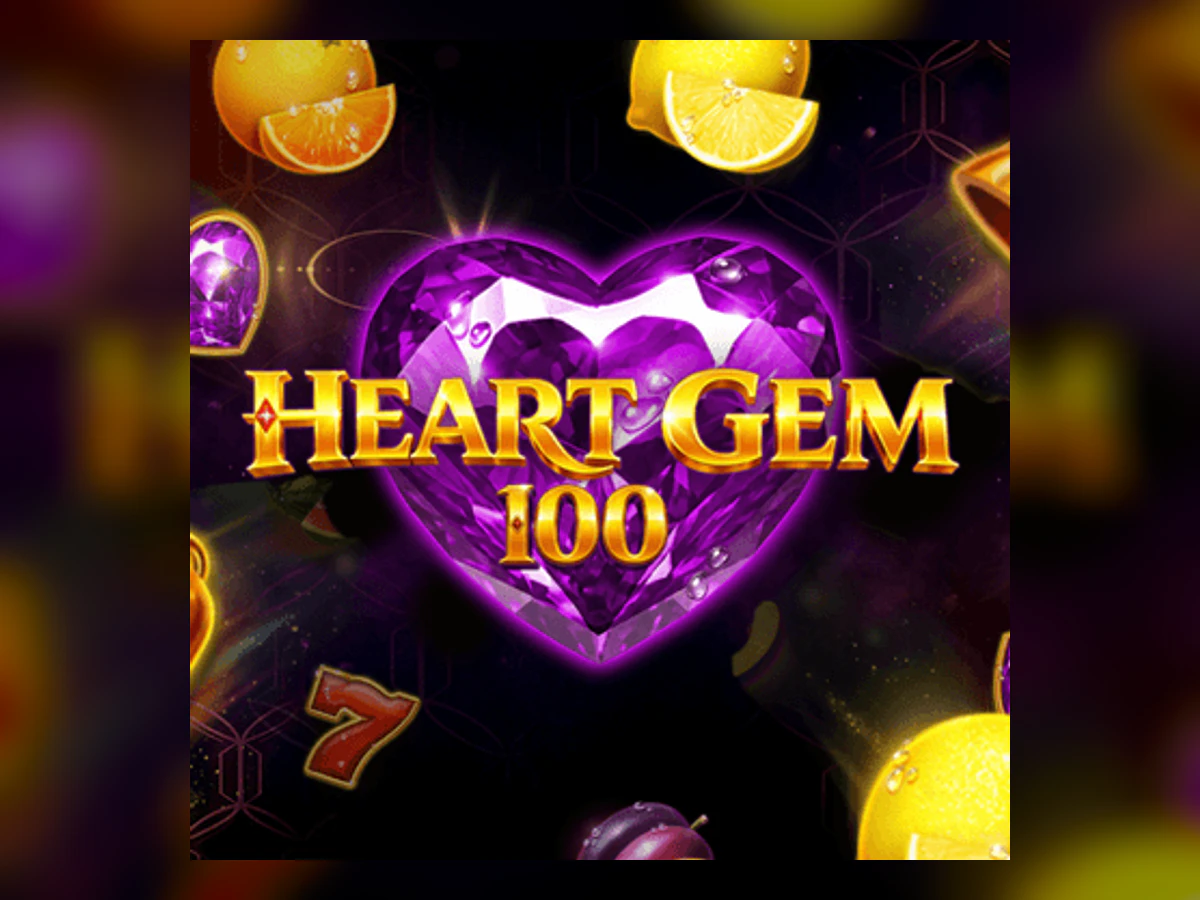 Heart Gem 100 slot game artwork