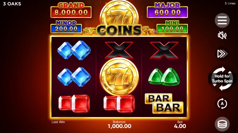 777 Coins slot game artwork