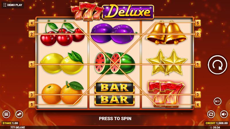 777 Deluxe slot game artwork