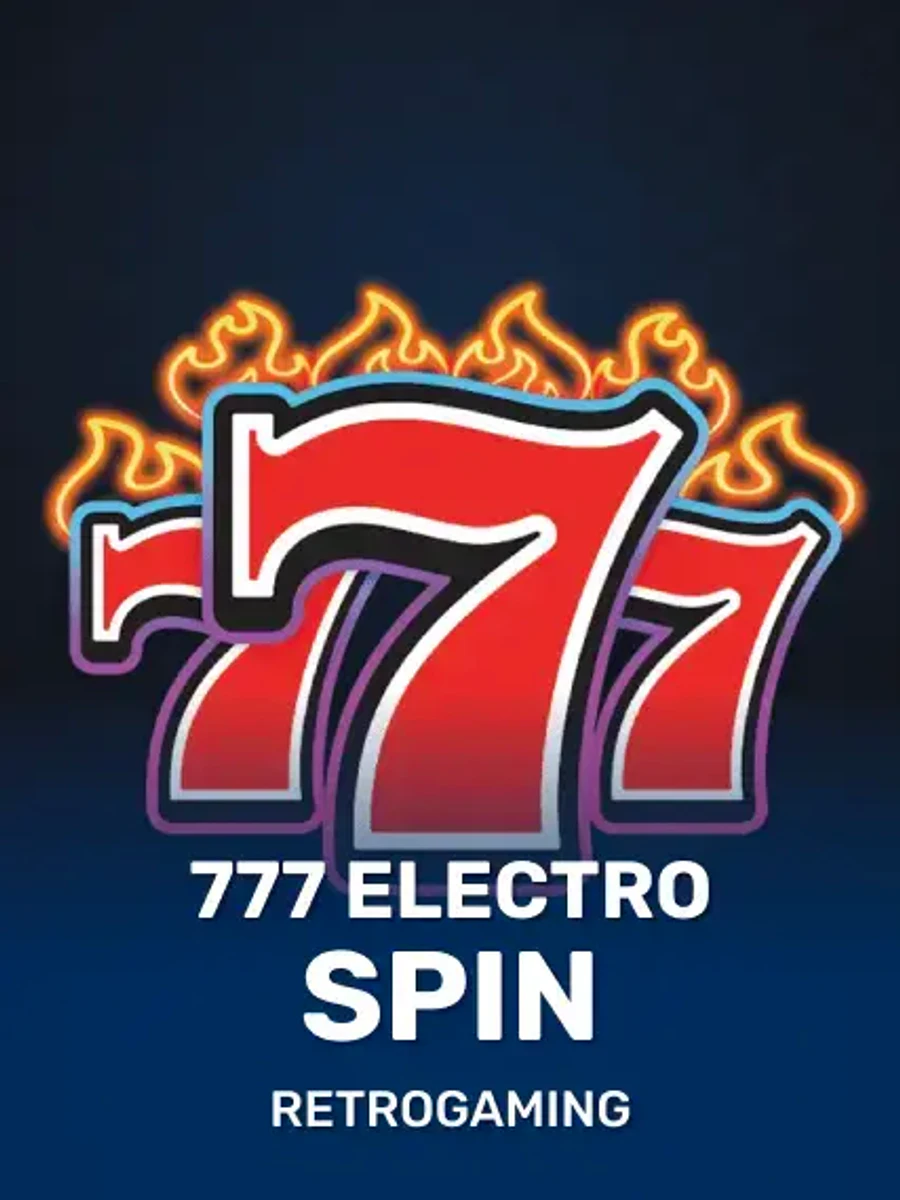 777 Electro Spin slot game artwork