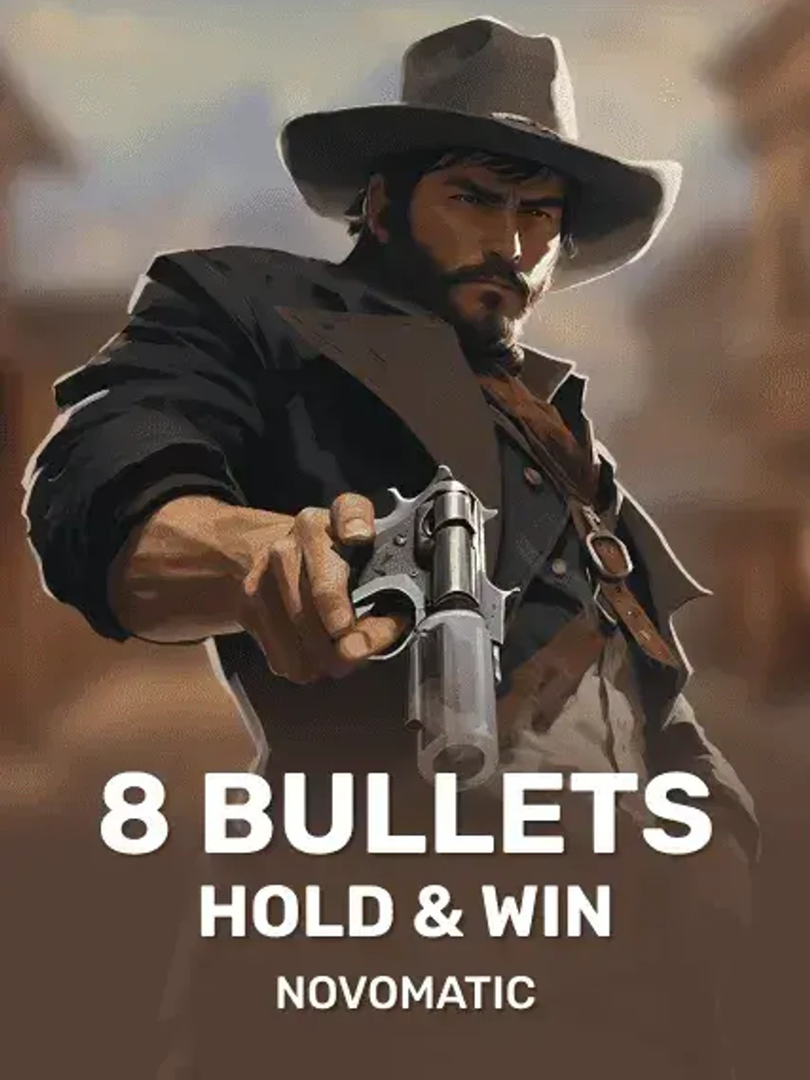 8 Bullets Hold & Win slot game artwork