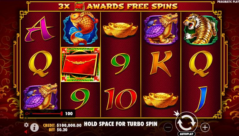 8 Dragons slot game artwork