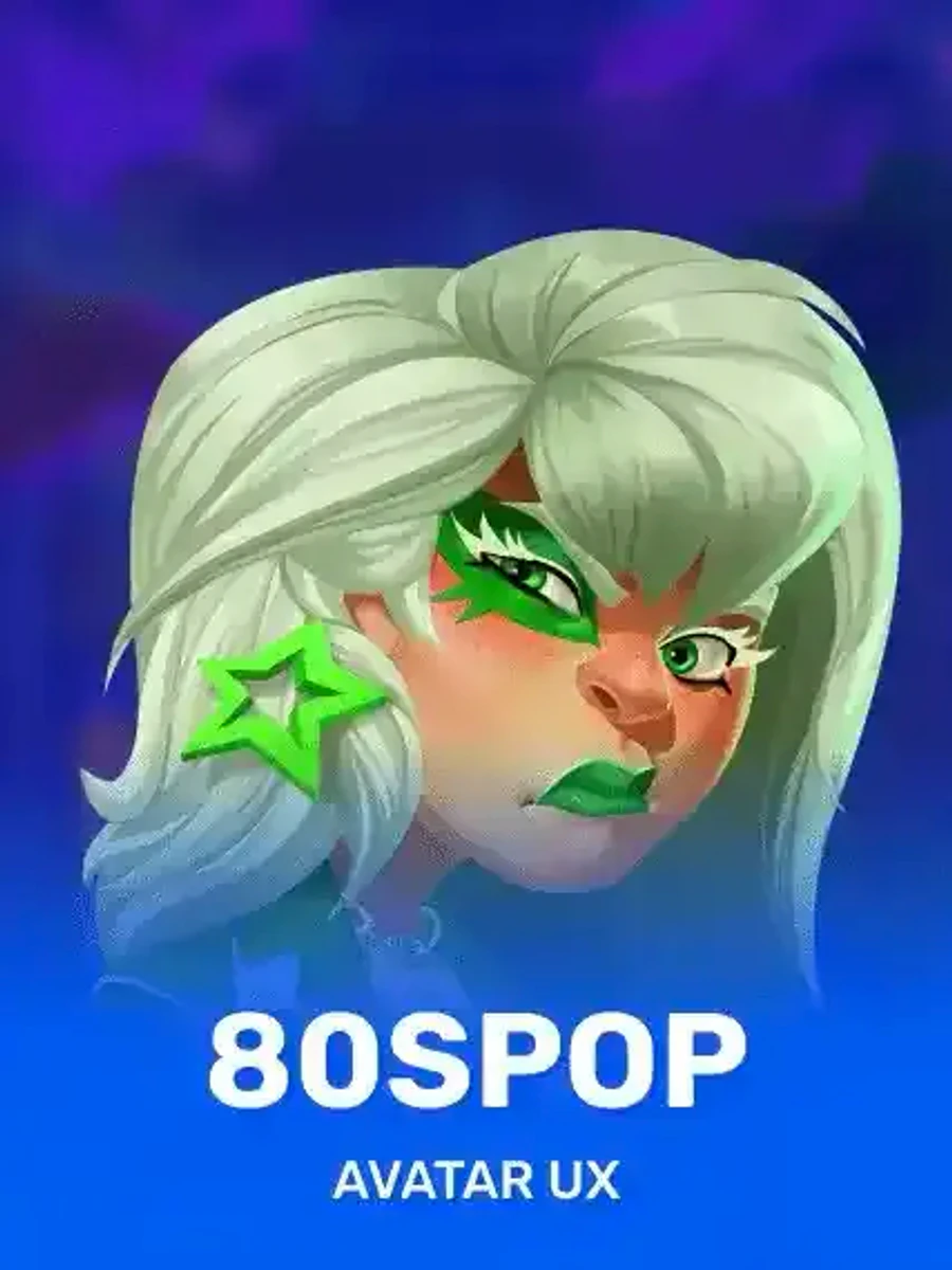 80Spop slot game artwork