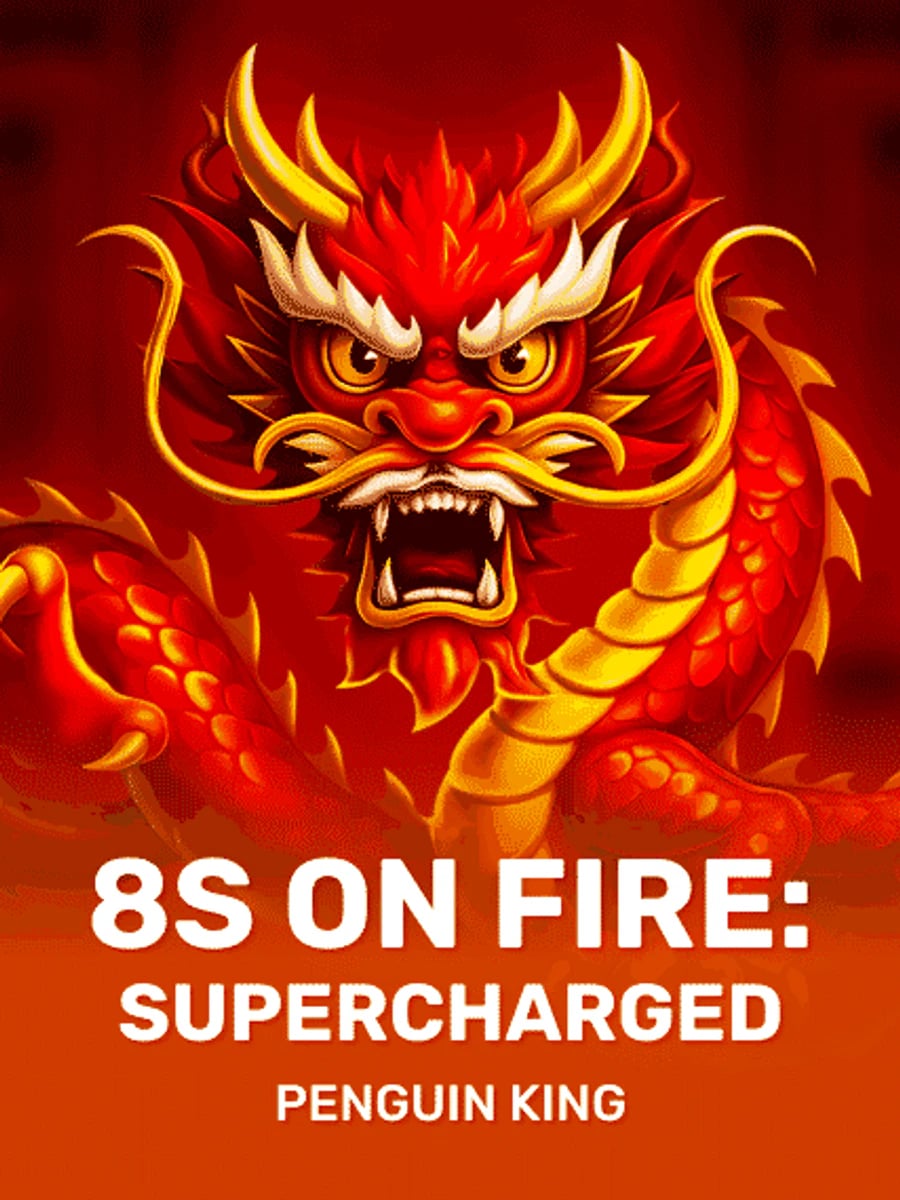8s on Fire: Supercharged slot game artwork