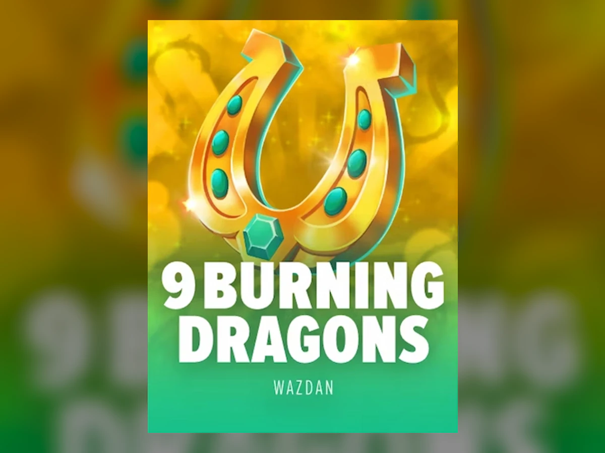 9 Burning Dragons slot game artwork