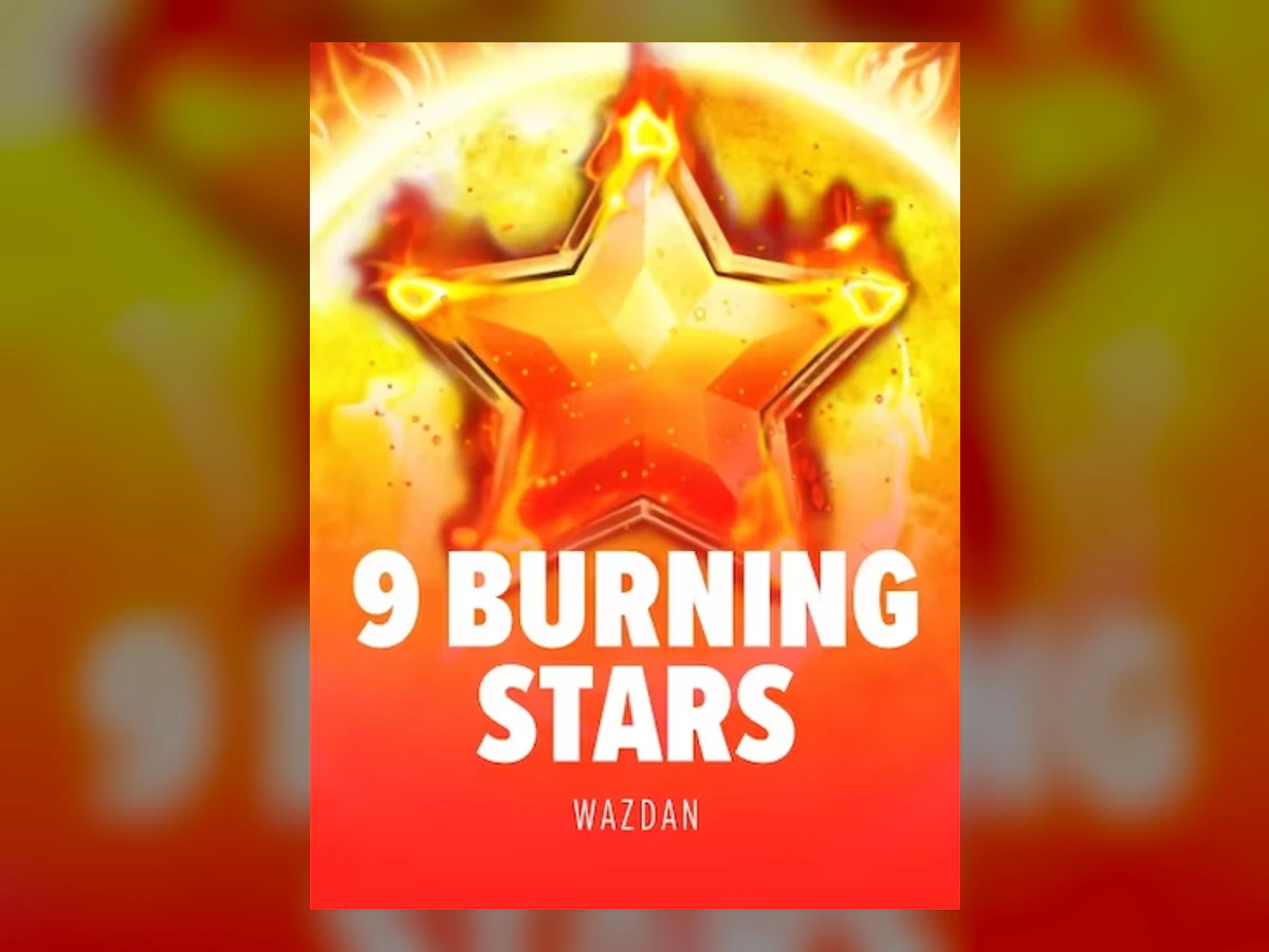 9 Burning Stars slot game artwork