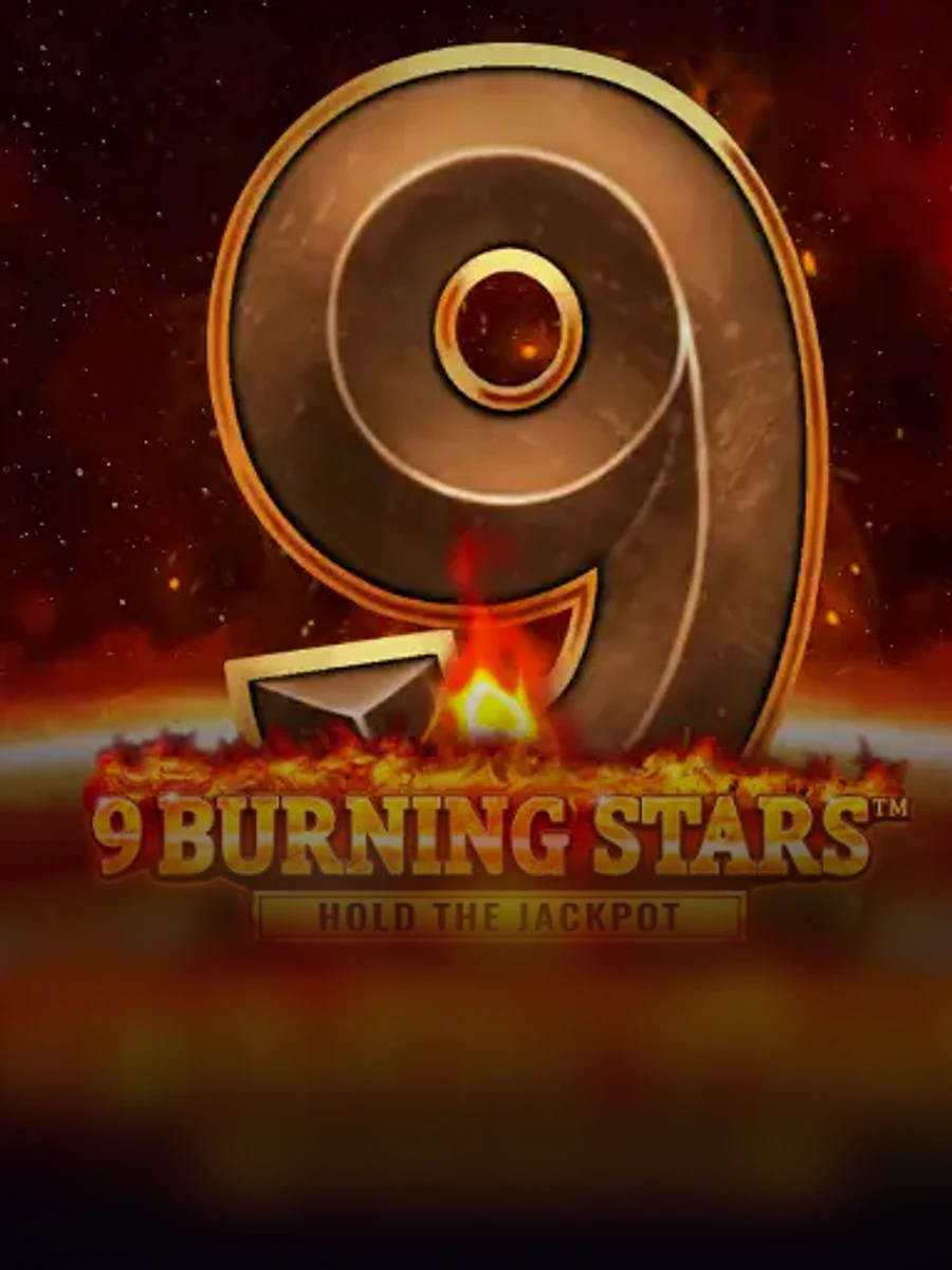 9 Burning Stars slot game artwork