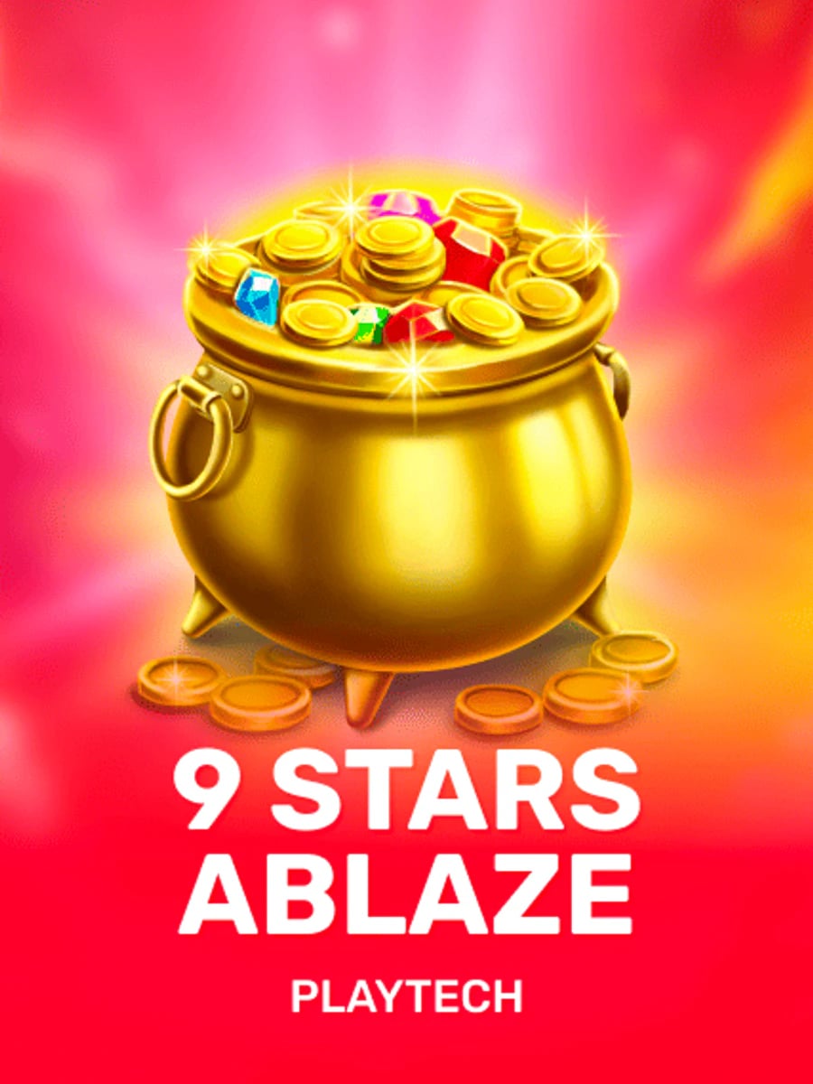 9 Stars Ablaze slot game artwork