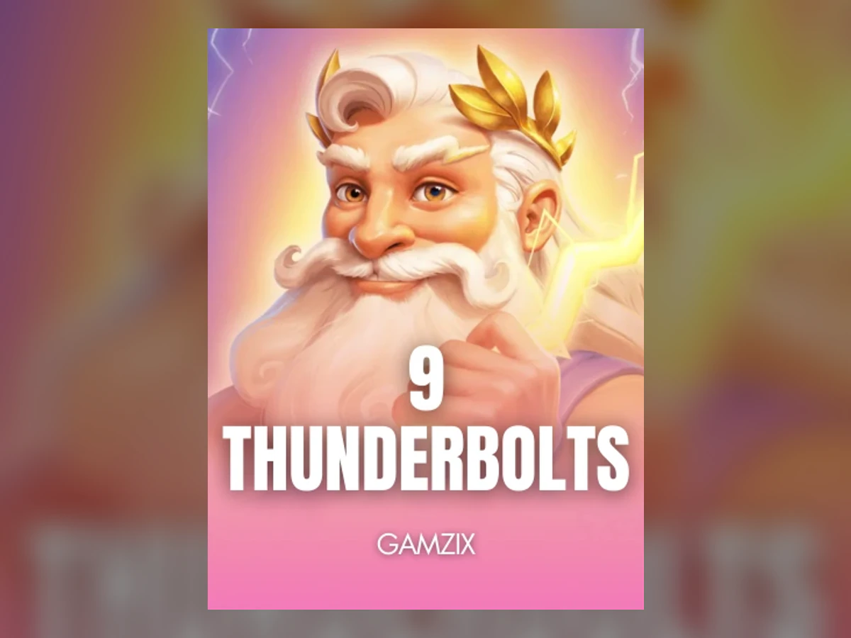 9 Thunderbolts slot game artwork