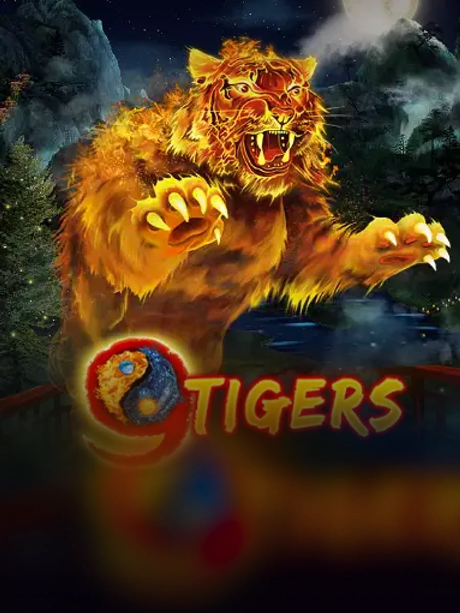 9 Tigers slot game artwork