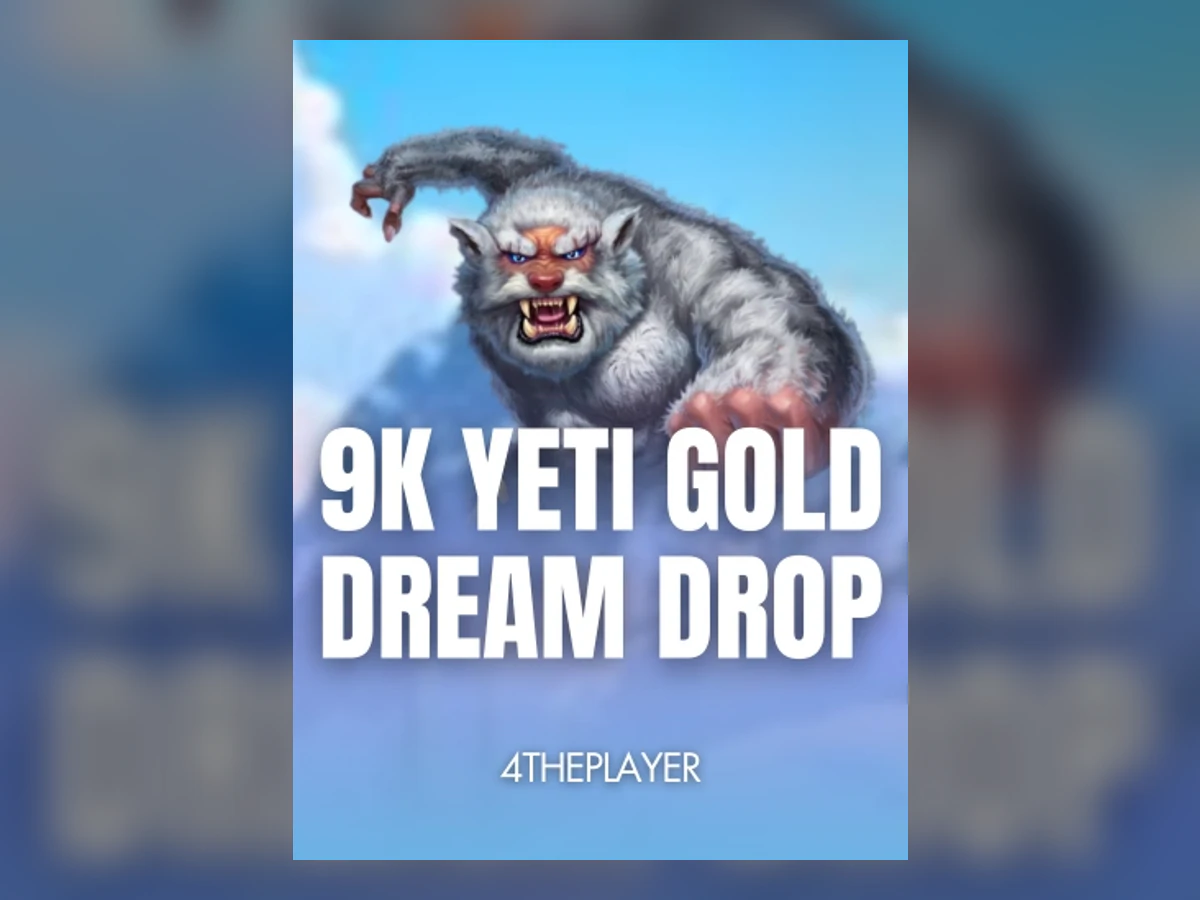 9K Yeti Gold Dream Drop slot game artwork