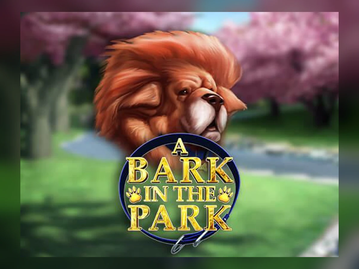 A bark in the park slot game artwork