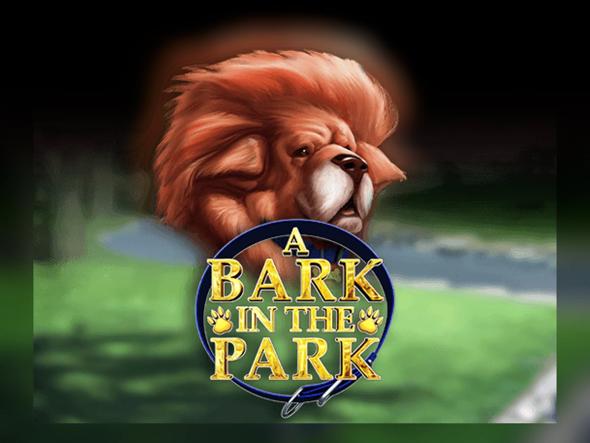 A bark in the park slot game artwork