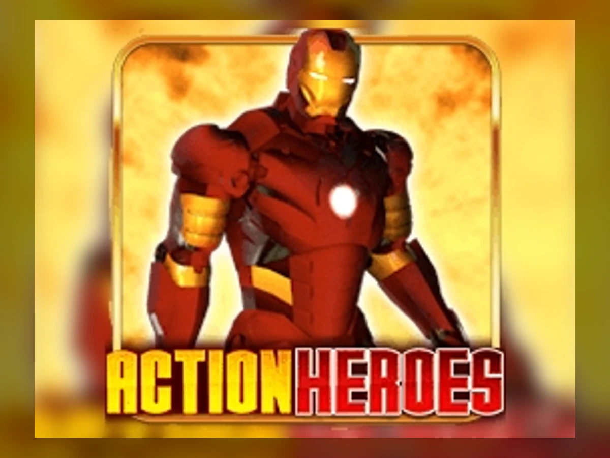 Action Heroes slot game artwork