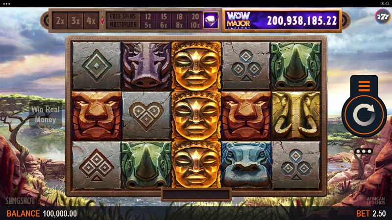 African Legends slot game artwork