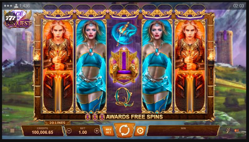 Age Of Conquest slot game artwork