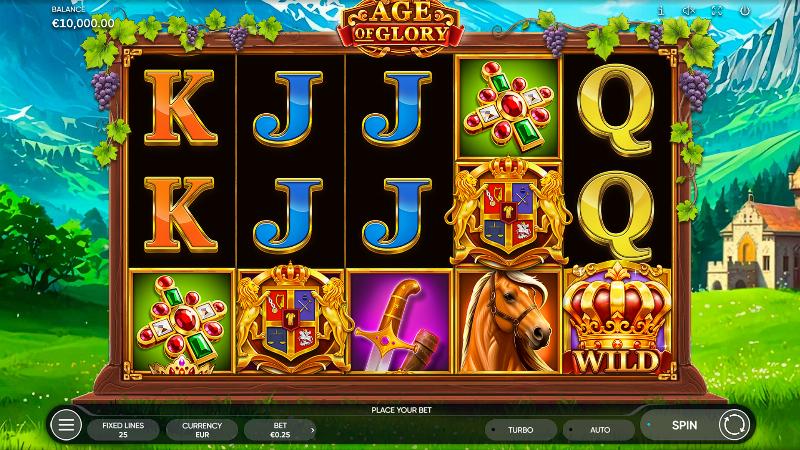 Age Of Glory slot game artwork