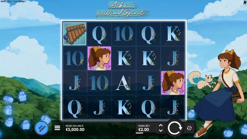 Aiko And The Wind Spirit slot game artwork