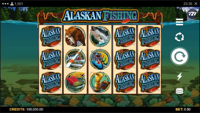 Alaskan Fishing slot game artwork