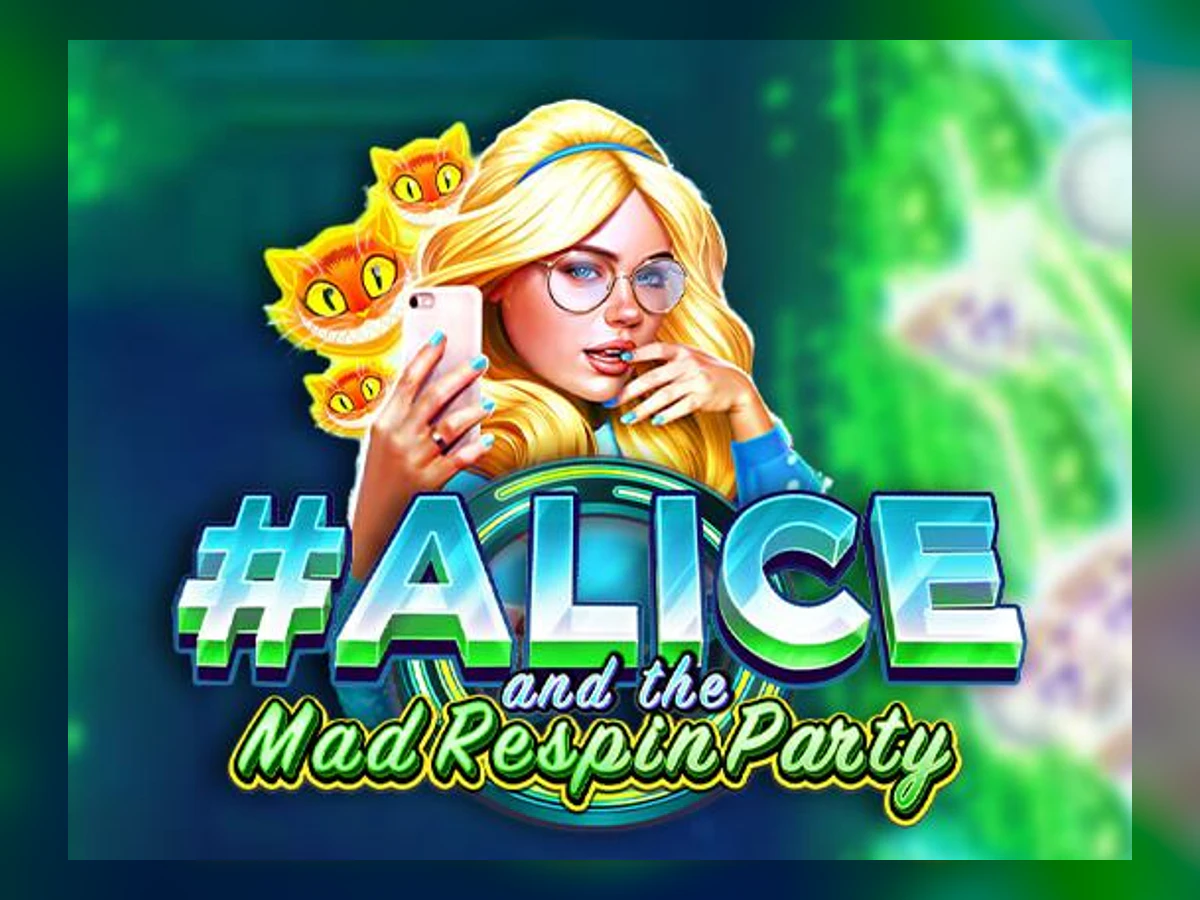 #Alice and the Mad Respin Party slot game artwork