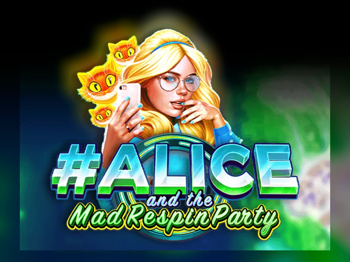 #Alice and the Mad Respin Party slot game artwork