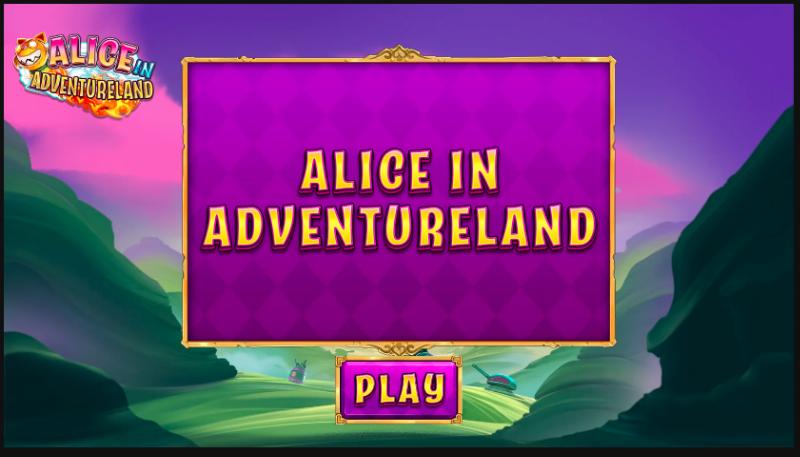 Alice In Adventureland slot game artwork