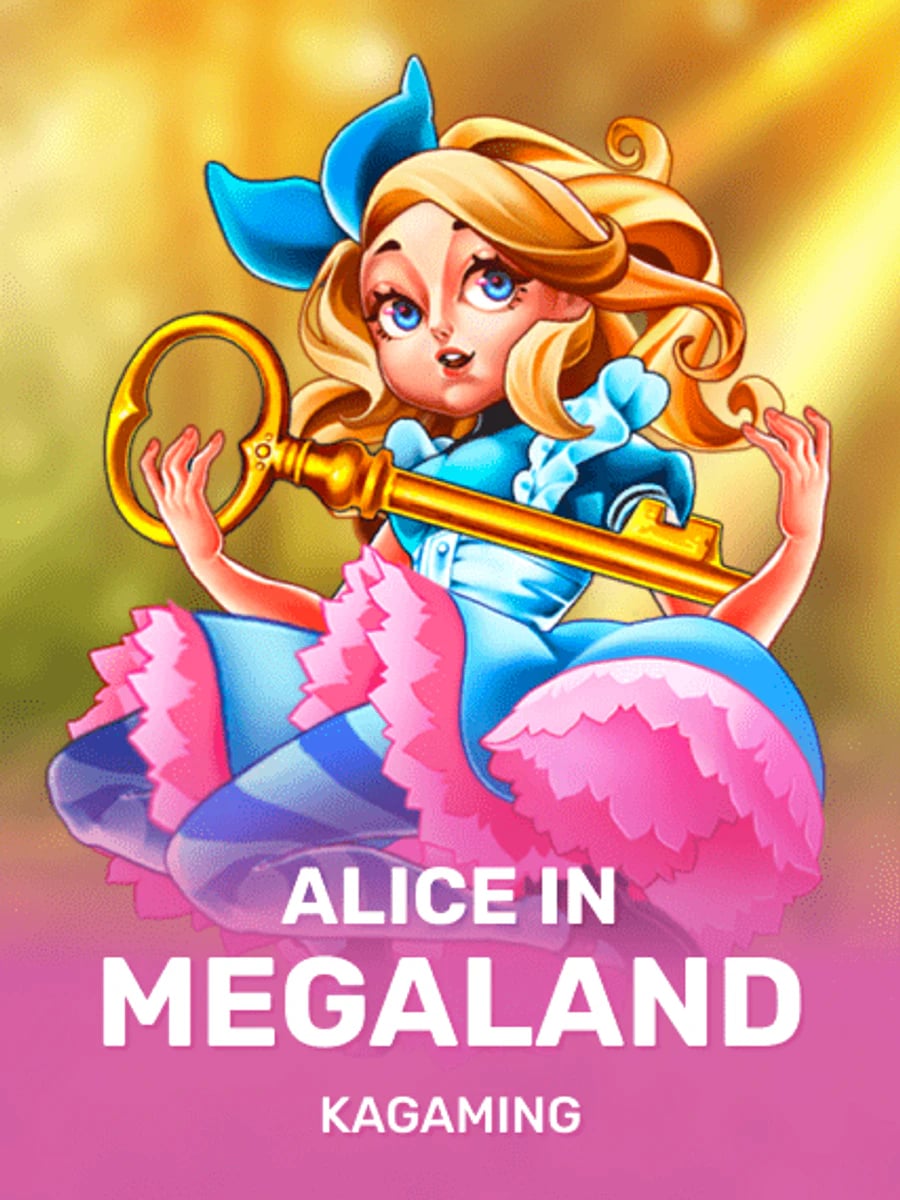 Alice In MegaLand slot game artwork
