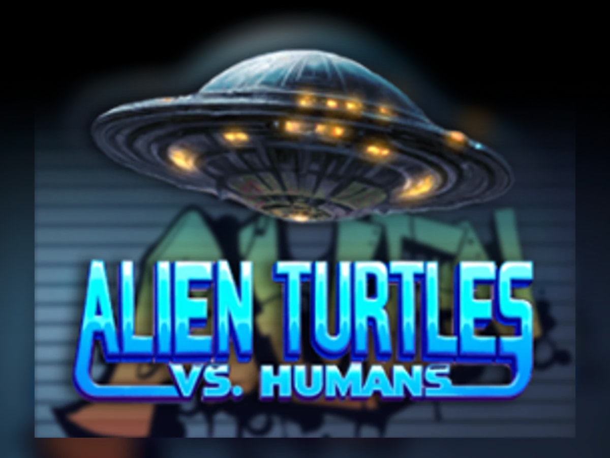 Alien Sea-Turtles vs Humans slot game artwork