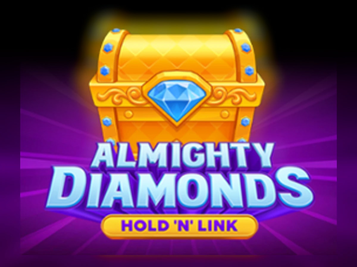 Almighty Diamonds: Hold 'N' Link slot game artwork